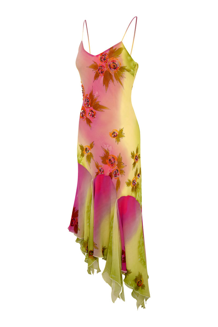 The Coral Gown with shawl