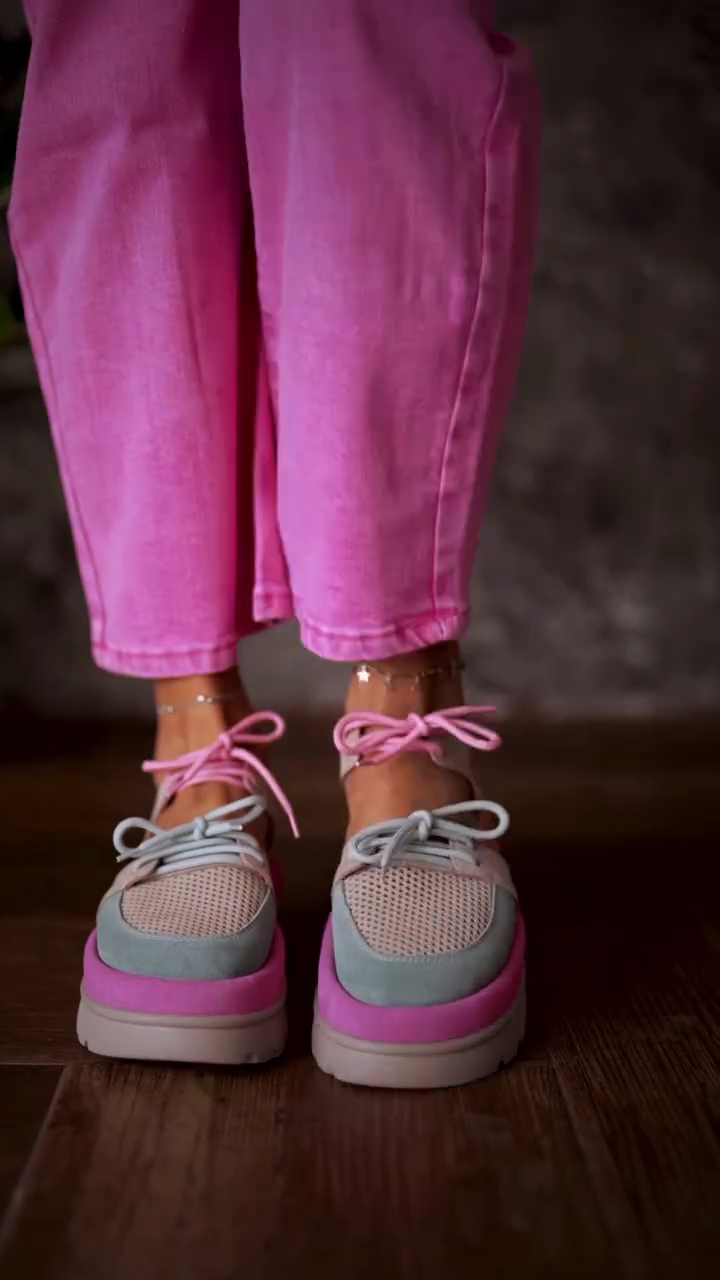Multicolor Pastel Platform Sandals