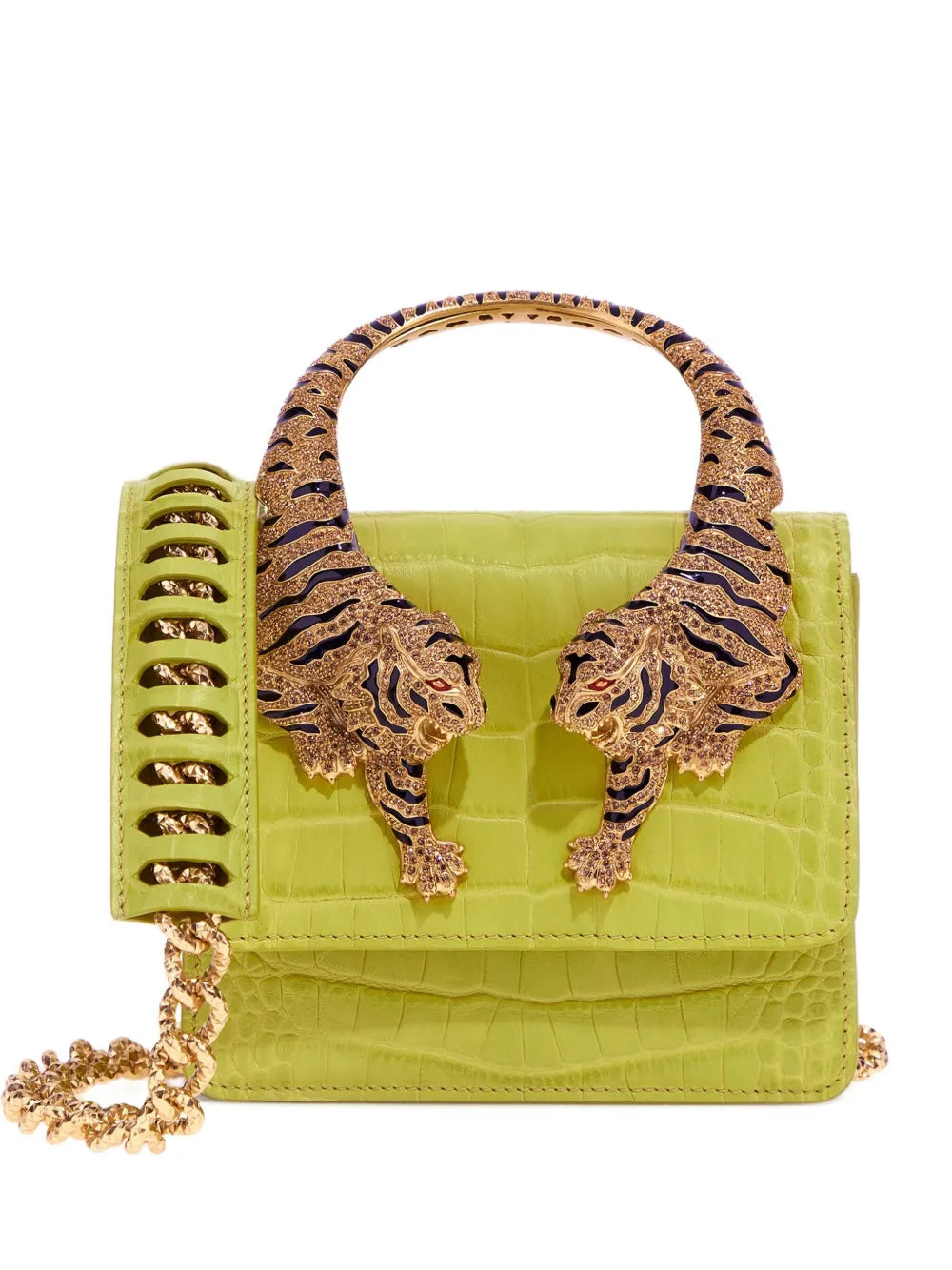 Medium Tiger-Handle Tote Bag