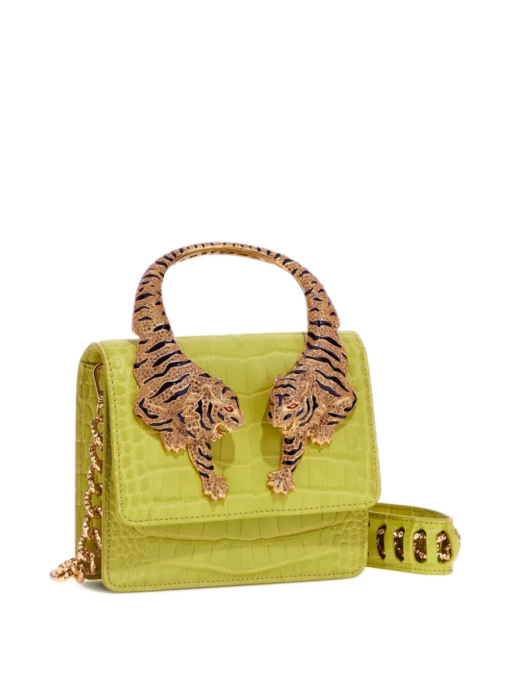 Medium Tiger-Handle Tote Bag