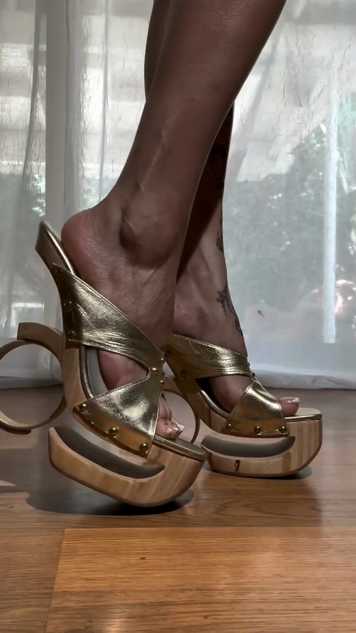Zebra Print Calf-Hair Platform Heels