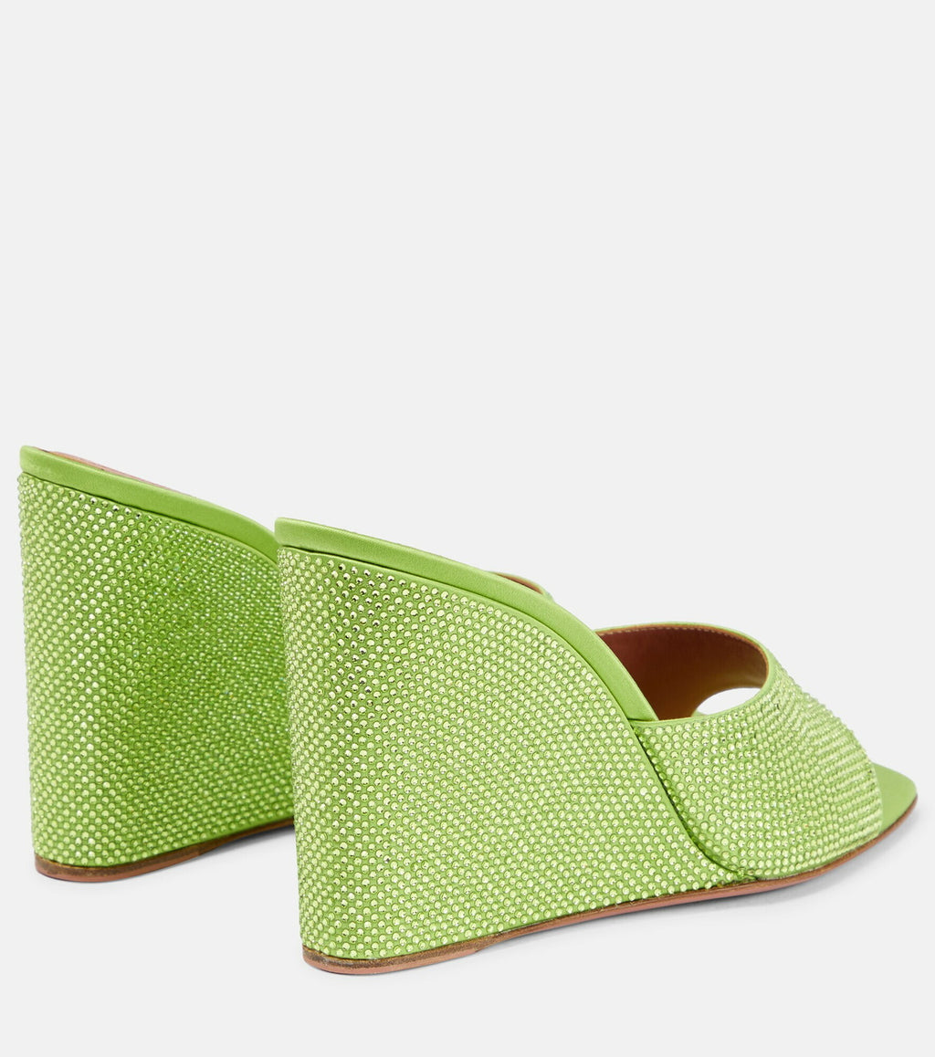 Lupita embellished wedge sandals