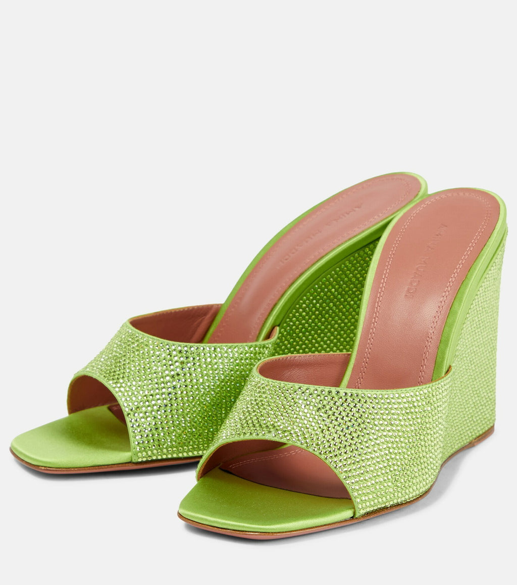 Lupita embellished wedge sandals