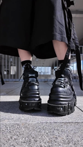 Black Gothic Platform Boots