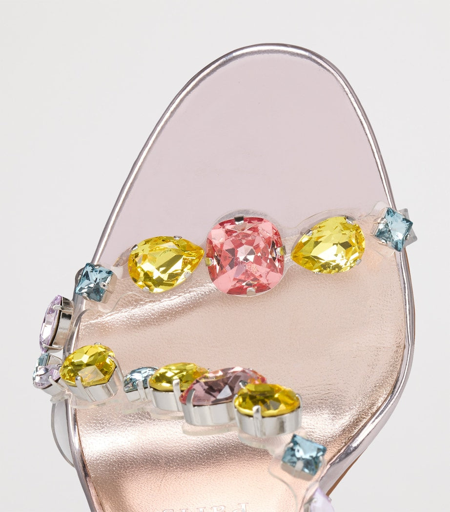 Multicolor Gem Red Sole Sandals