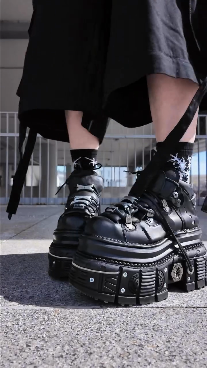 Black Gothic Platform Boots